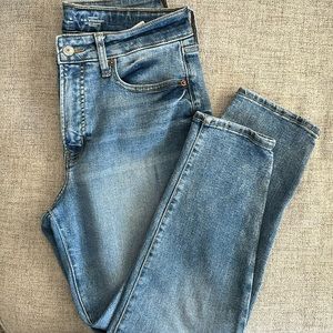 High-Waisted OG Straight Ankle Jeans